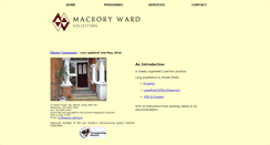 Desktop Screenshot of macroryward.co.uk